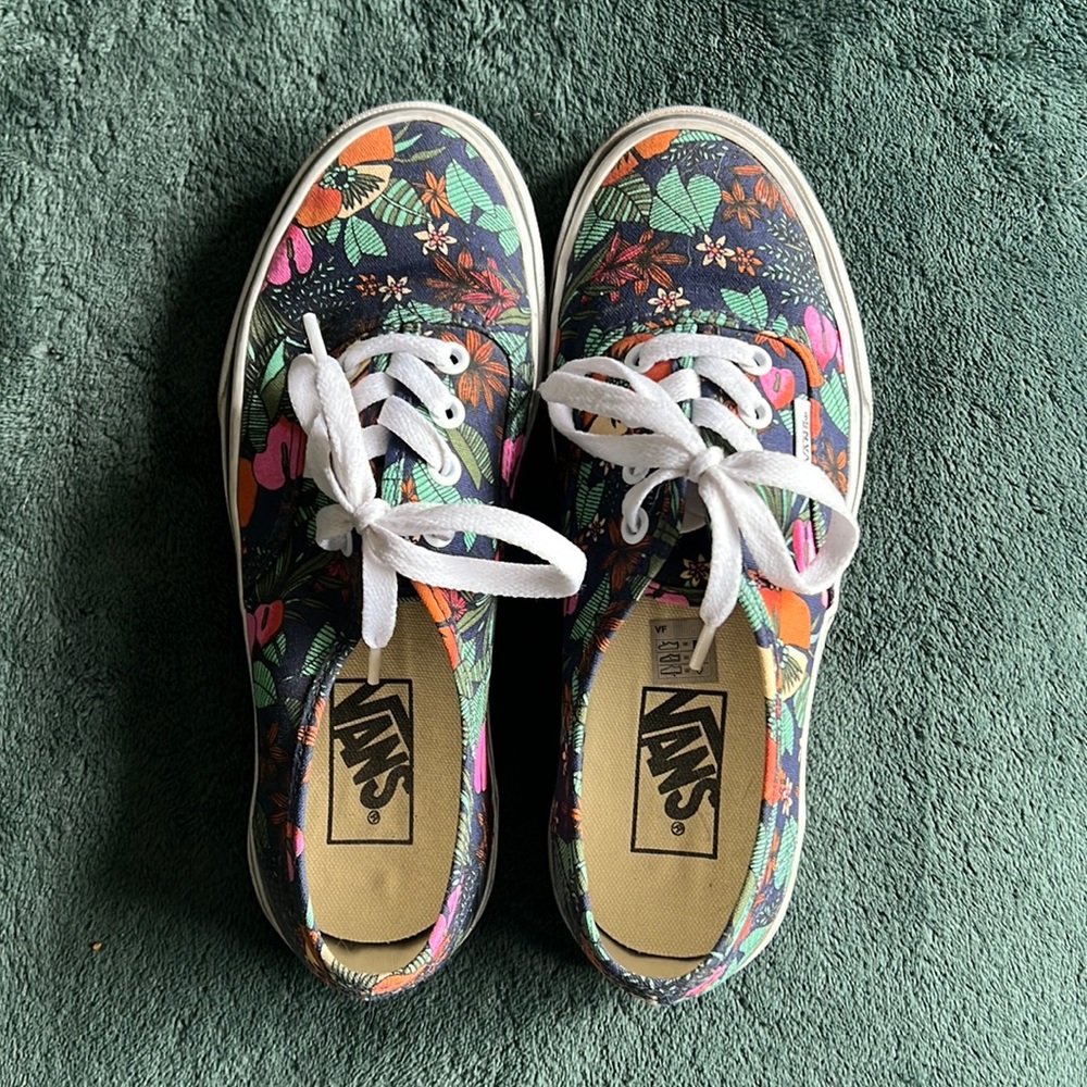 Tropical Authentic Vans 🌸